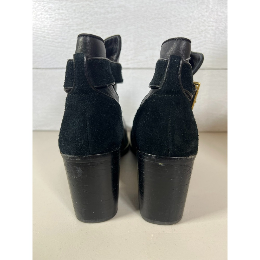 Ted Baker London Nissie Block Heel Leather Ankle Boots Sz 41 EU USA 8 Going Out - Picture 4 of 10